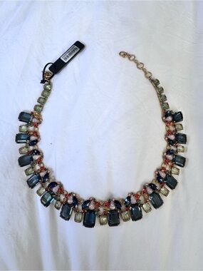 J. Crew Multi Stone Statement Bib Necklace 
NWT $118 Retail